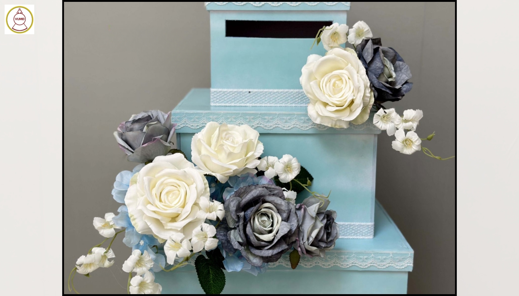 Thùng tiền style tháp bánh kem