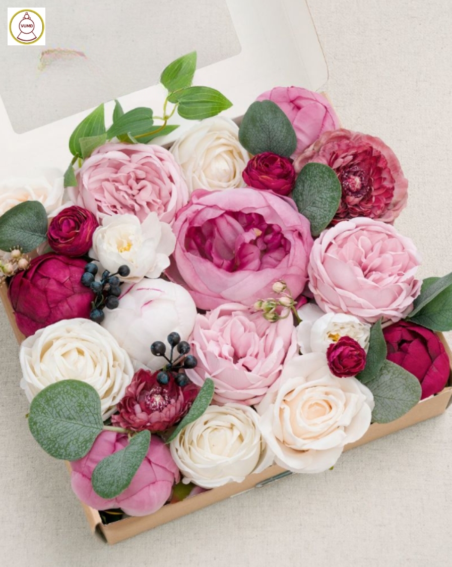 Bộ sưu tập hộp hoa trang trí