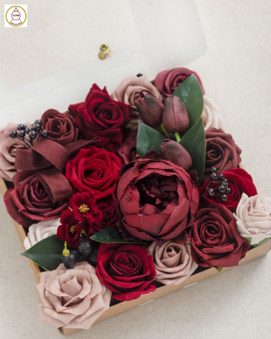 Bộ sưu tập hộp hoa trang trí