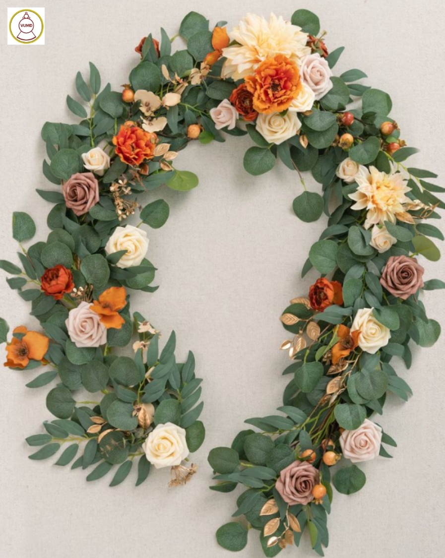 Dây hoa trang trí bàn đẹp