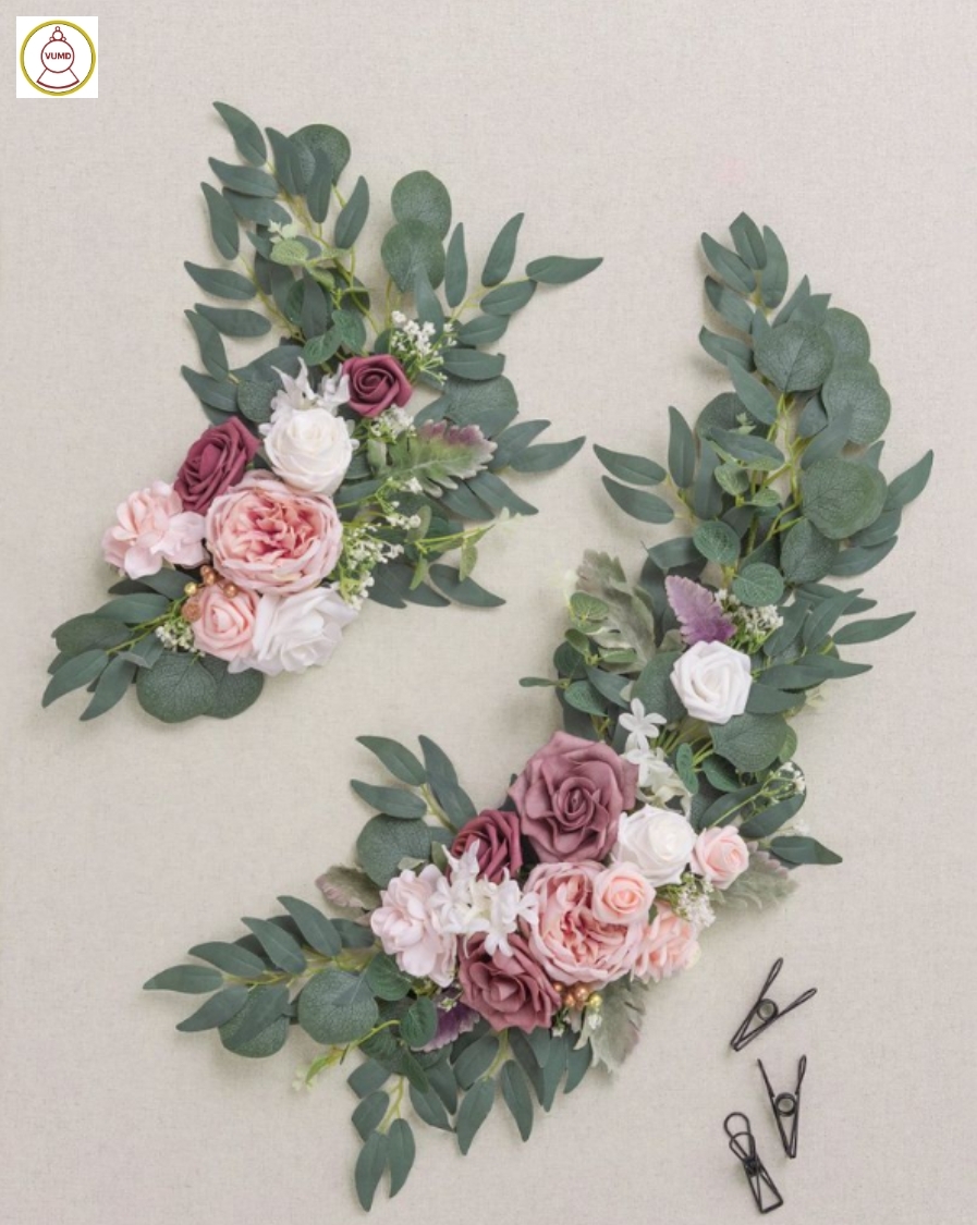 Nơ hoa trang trí giá đỡ