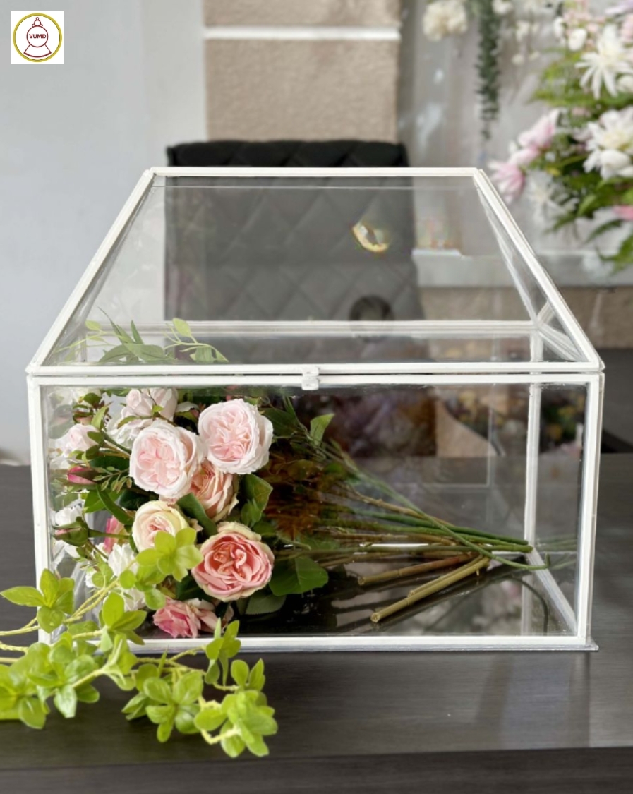 Thùng tiền trong suốt chất liệu Mica 2