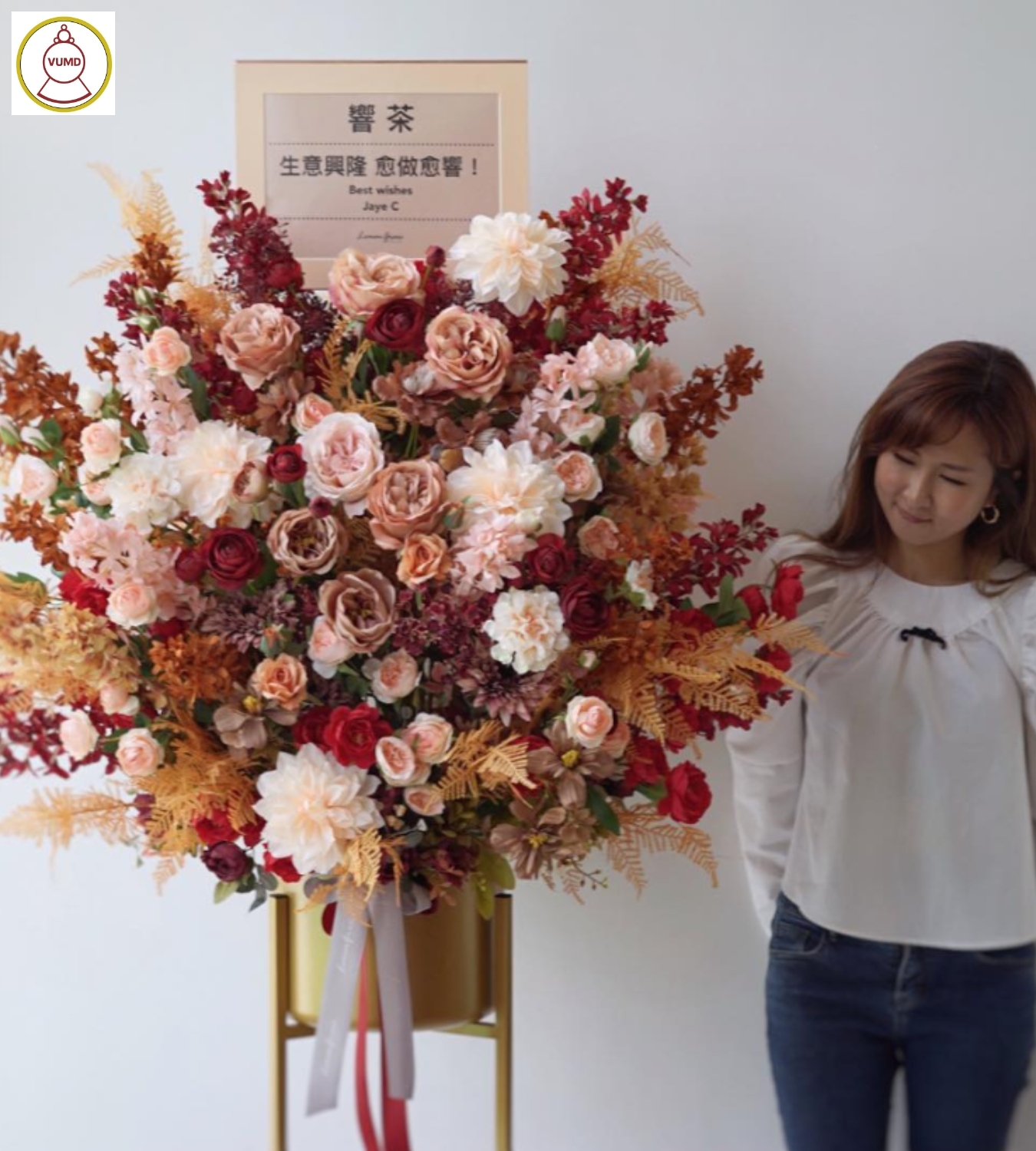 Hoa chúc mừng khai trương đẹp 2024