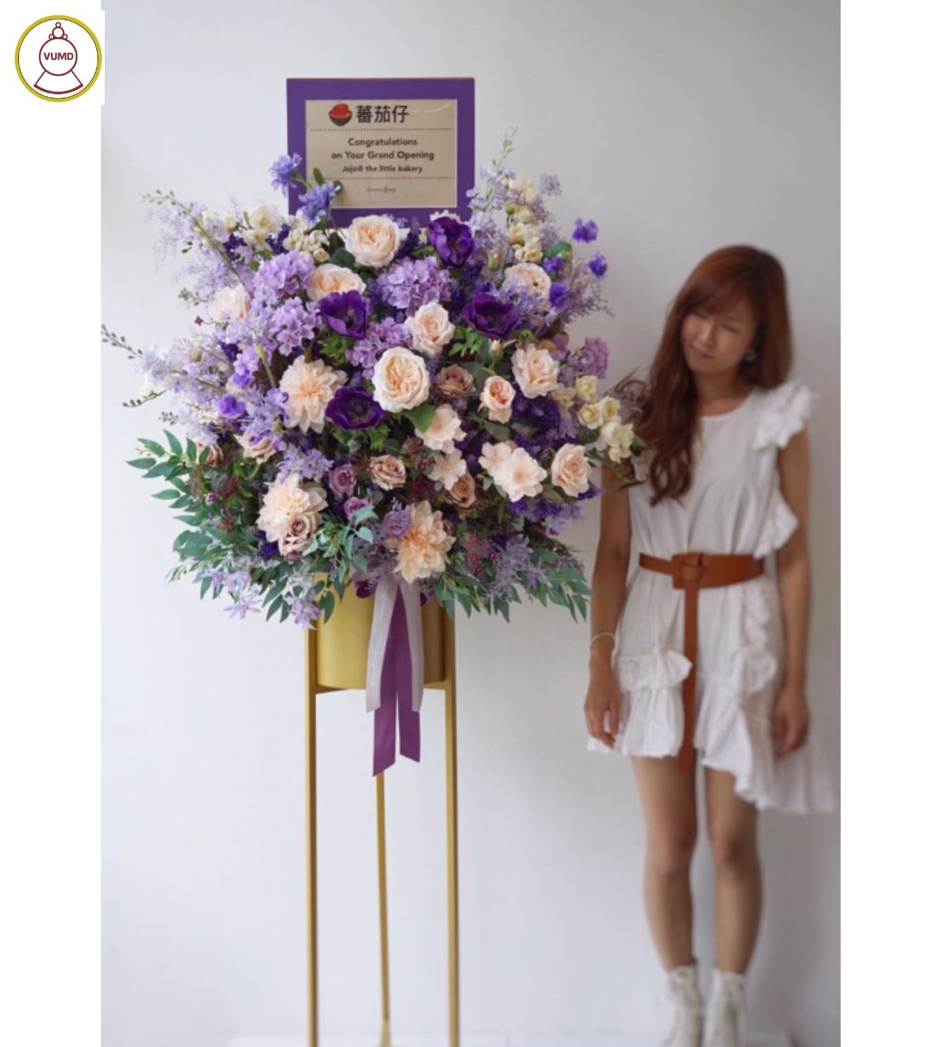 Hoa chúc mừng khai trương đối tác