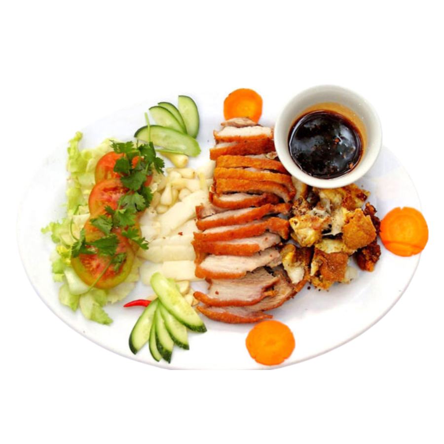 Giò heo muối chiên giòn