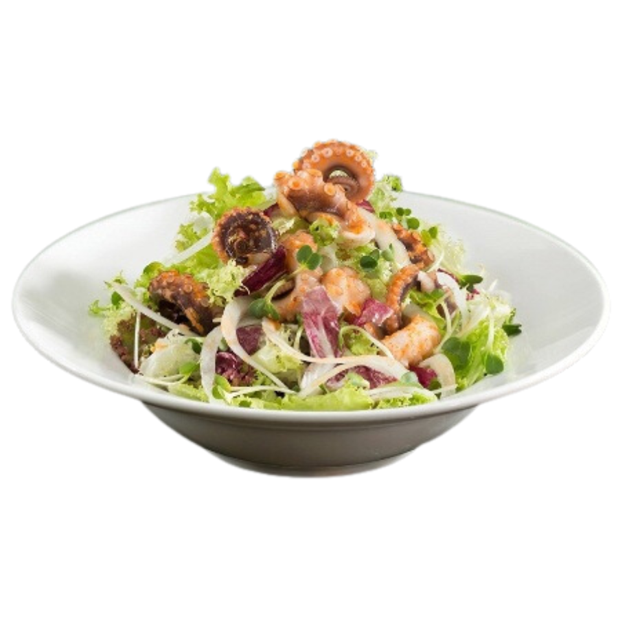 Salad bạch tuộc đút lò Filopastry