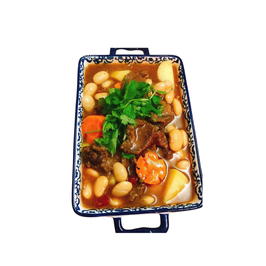 Bắp bò nấu đậu