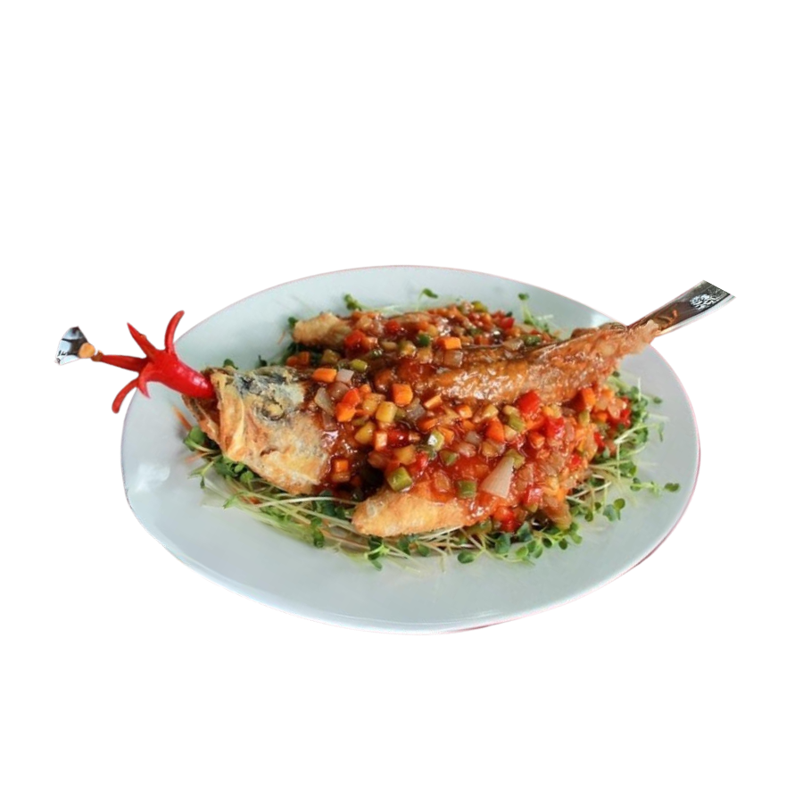 Cá chẽm sốt chua ngọt