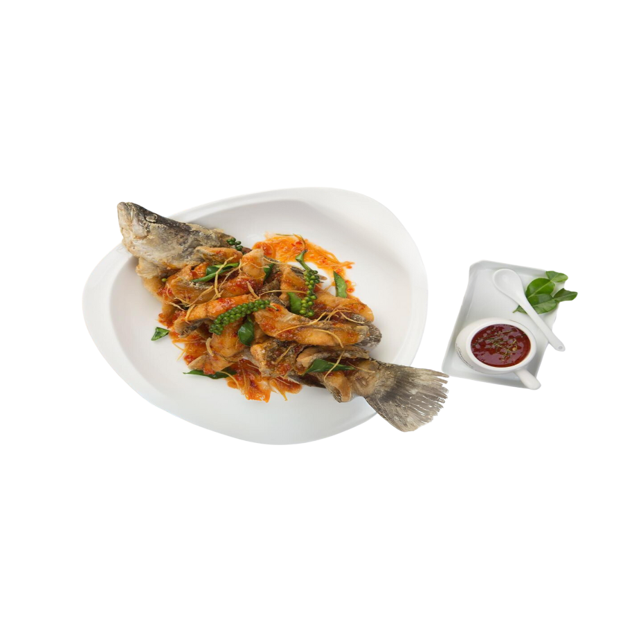 Cá chẽm sốt kiểu Thái