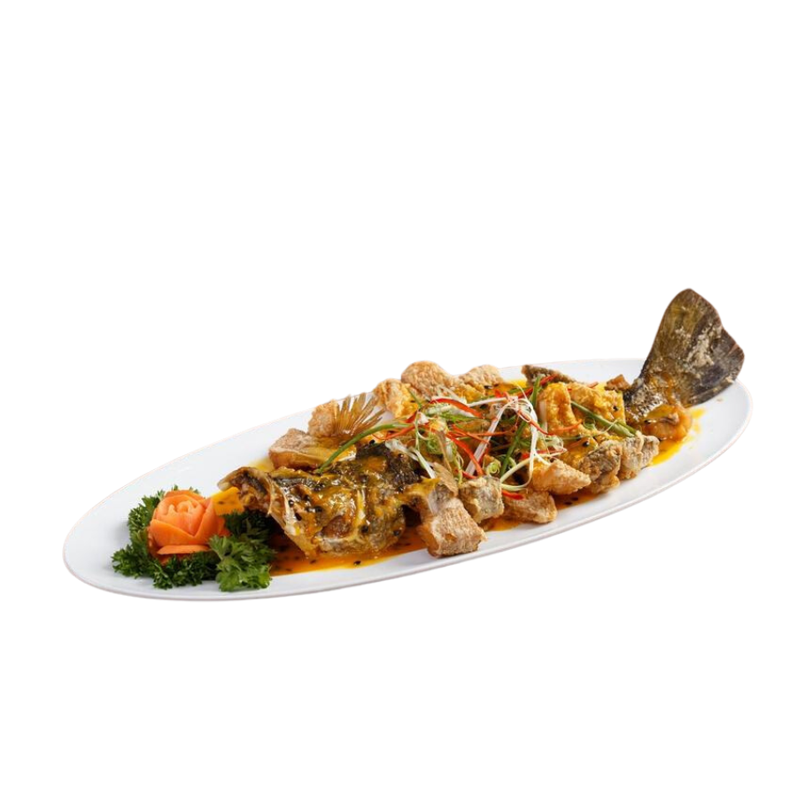 Cá chẽm sốt Tứ Xuyên