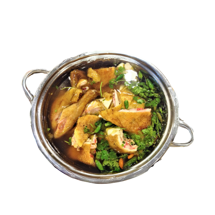 Gà tiềm ớt hiểm