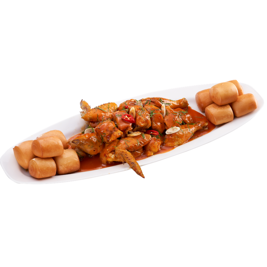 Gà Tây quay bánh mì