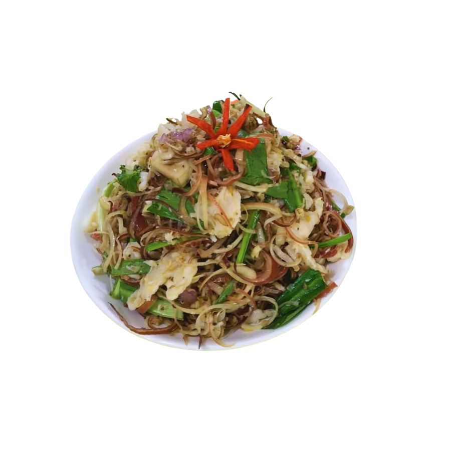 Gỏi hoa chuối chân gà rút xương