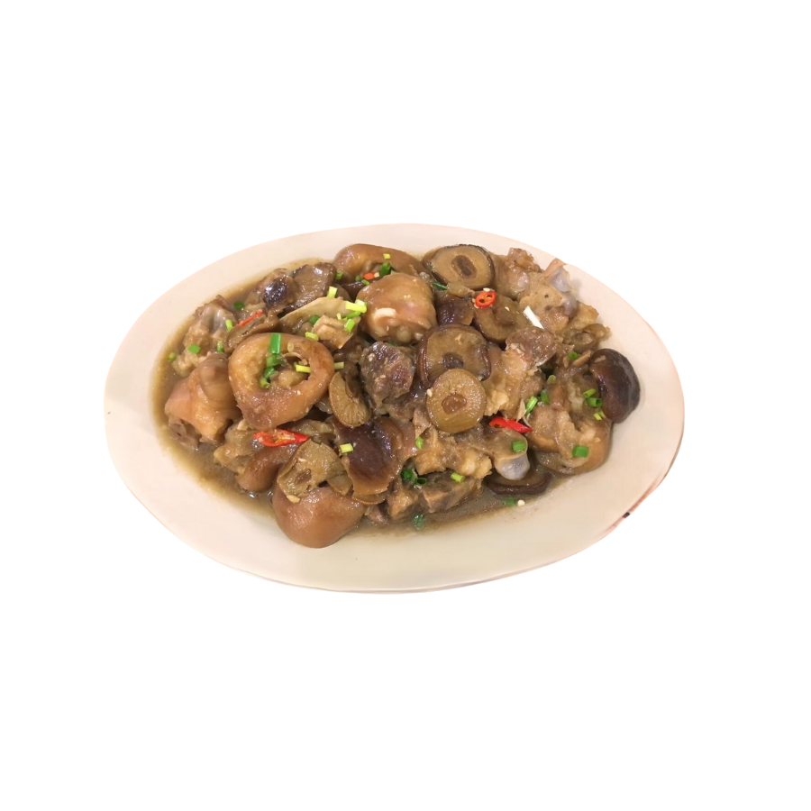 Giò heo nấm đông cô