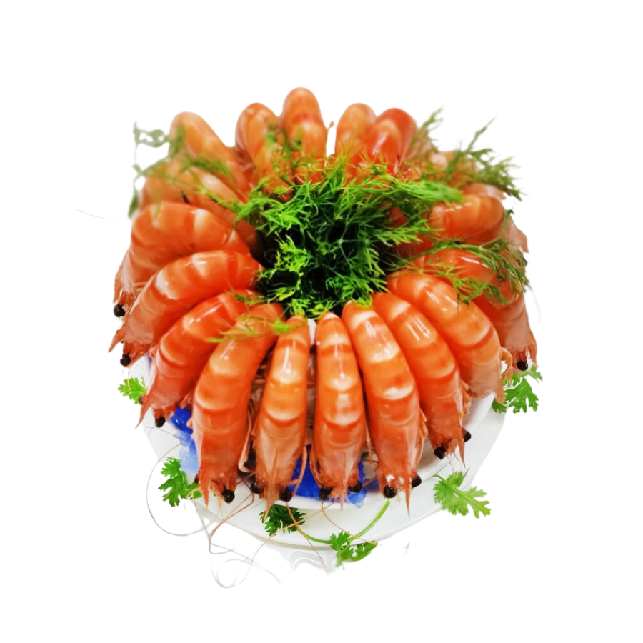 Tôm hấp nước dừa