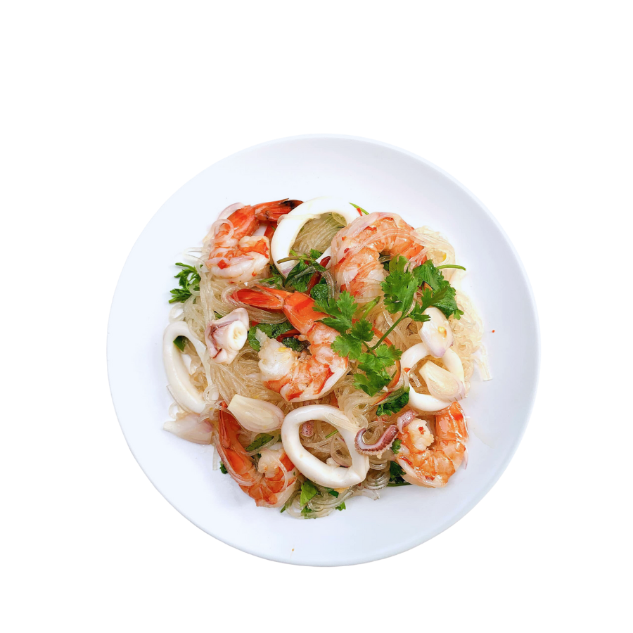 Miến xào hải sản XO